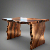 Live Edge Copper Beech Desk